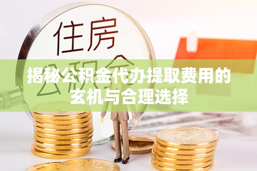 新宾揭秘公积金代办提取费用的玄机与合理选择
