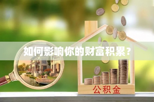 新宾如何影响你的财富积累？