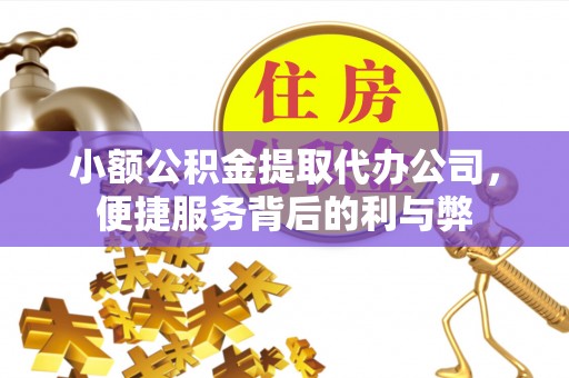 新宾小额公积金提取代办公司，便捷服务背后的利与弊