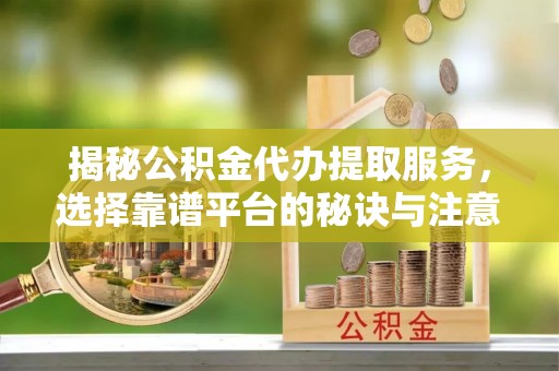 新宾揭秘公积金代办提取服务，选择靠谱平台的秘诀与注意事项