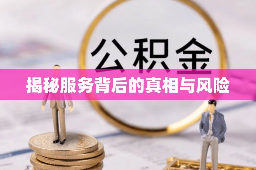 新宾揭秘服务背后的真相与风险