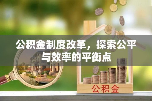 新宾公积金制度改革，探索公平与效率的平衡点