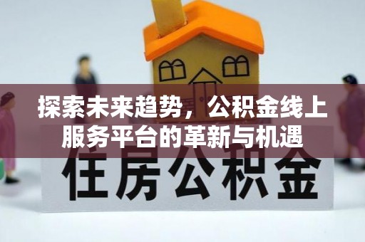 新宾探索未来趋势，公积金线上服务平台的革新与机遇