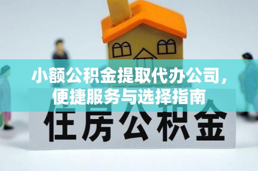 新宾小额公积金提取代办公司，便捷服务与选择指南