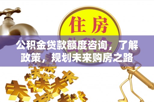 新宾公积金贷款额度咨询，了解政策，规划未来购房之路