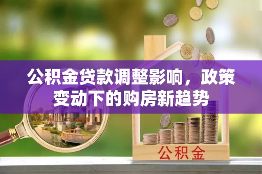 新宾公积金贷款调整影响，政策变动下的购房新趋势