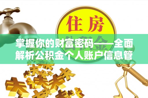 新宾掌握你的财富密码——全面解析公积金个人账户信息管理与优化