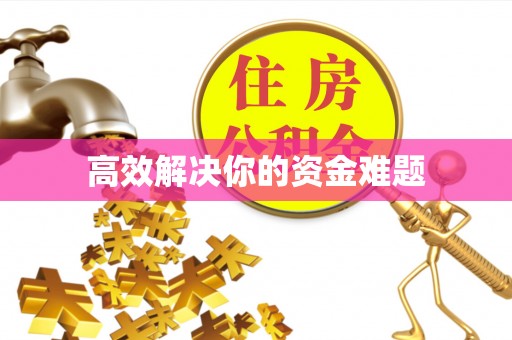 新宾高效解决你的资金难题