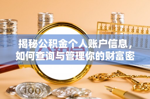 新宾揭秘公积金个人账户信息，如何查询与管理你的财富密码