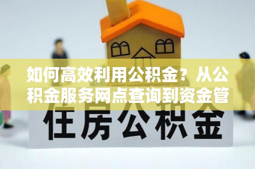 新宾如何高效利用公积金？从公积金服务网点查询到资金管理全攻略