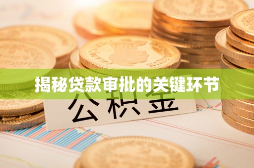 新宾揭秘贷款审批的关键环节