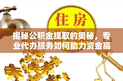 新宾揭秘公积金提取的奥秘，专业代办服务如何助力资金高效管理