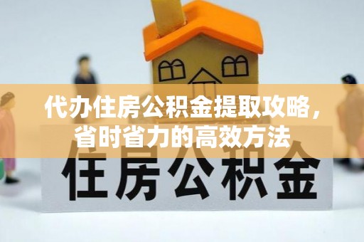 新宾代办住房公积金提取攻略，省时省力的高效方法
