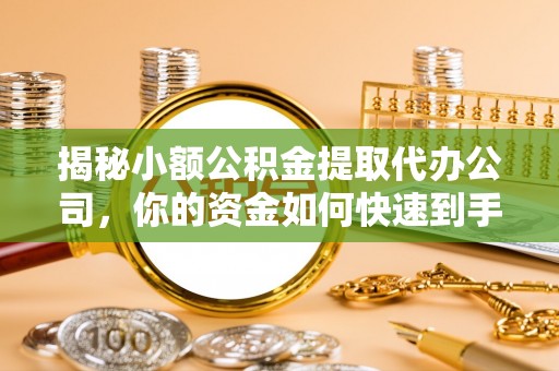 新宾揭秘小额公积金提取代办公司，你的资金如何快速到手？