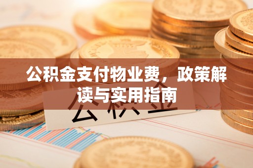 新宾公积金支付物业费，政策解读与实用指南