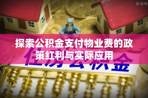 新宾探索公积金支付物业费的政策红利与实际应用